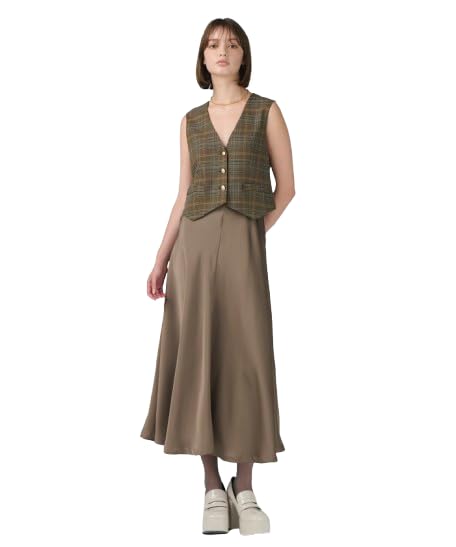 新品◆グレースコンチネンタル 2024ssジレ オールインワン ワンピース カルゼコンビジレワンピース / GRACE CONTINENTAL | GRACE